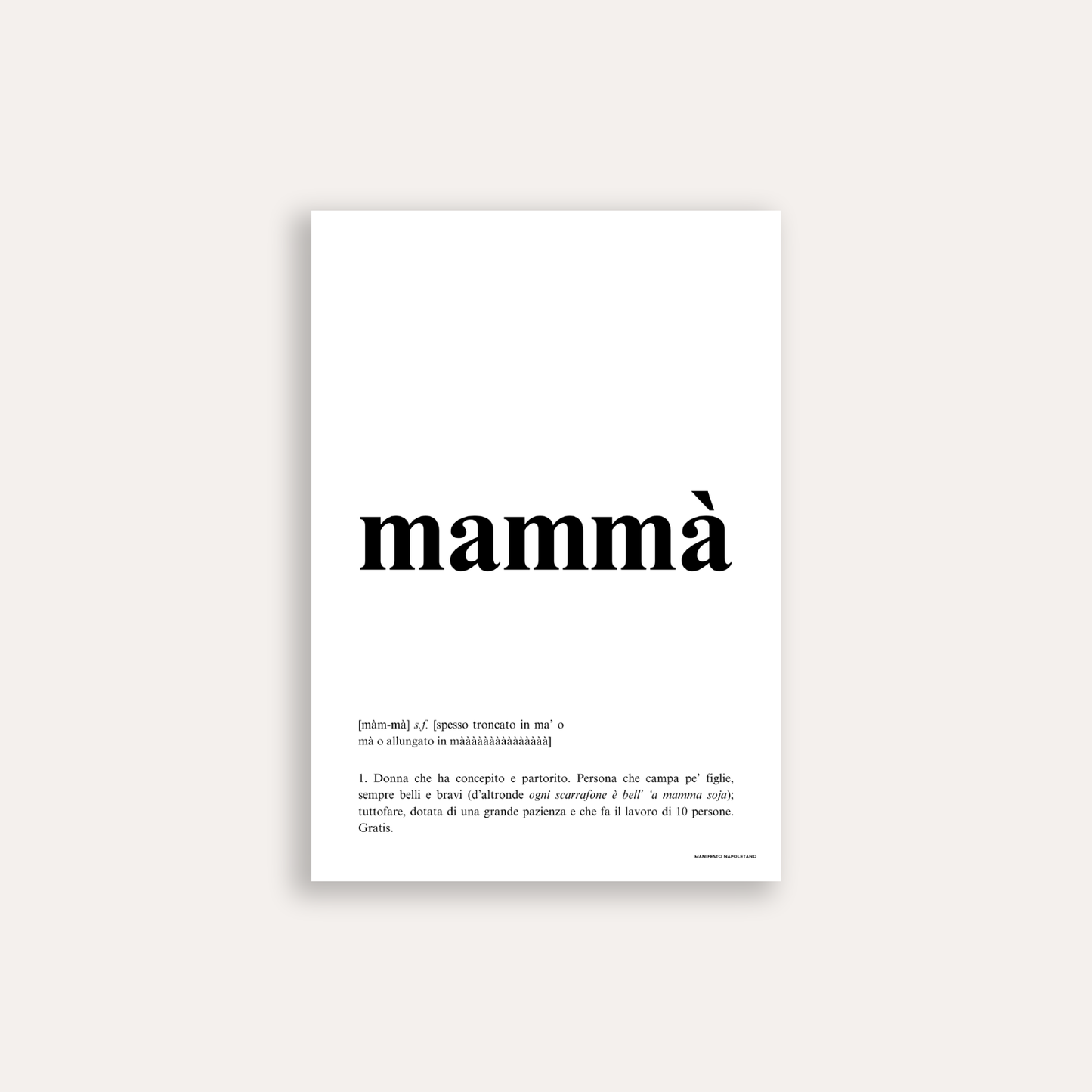 MAMMÀ