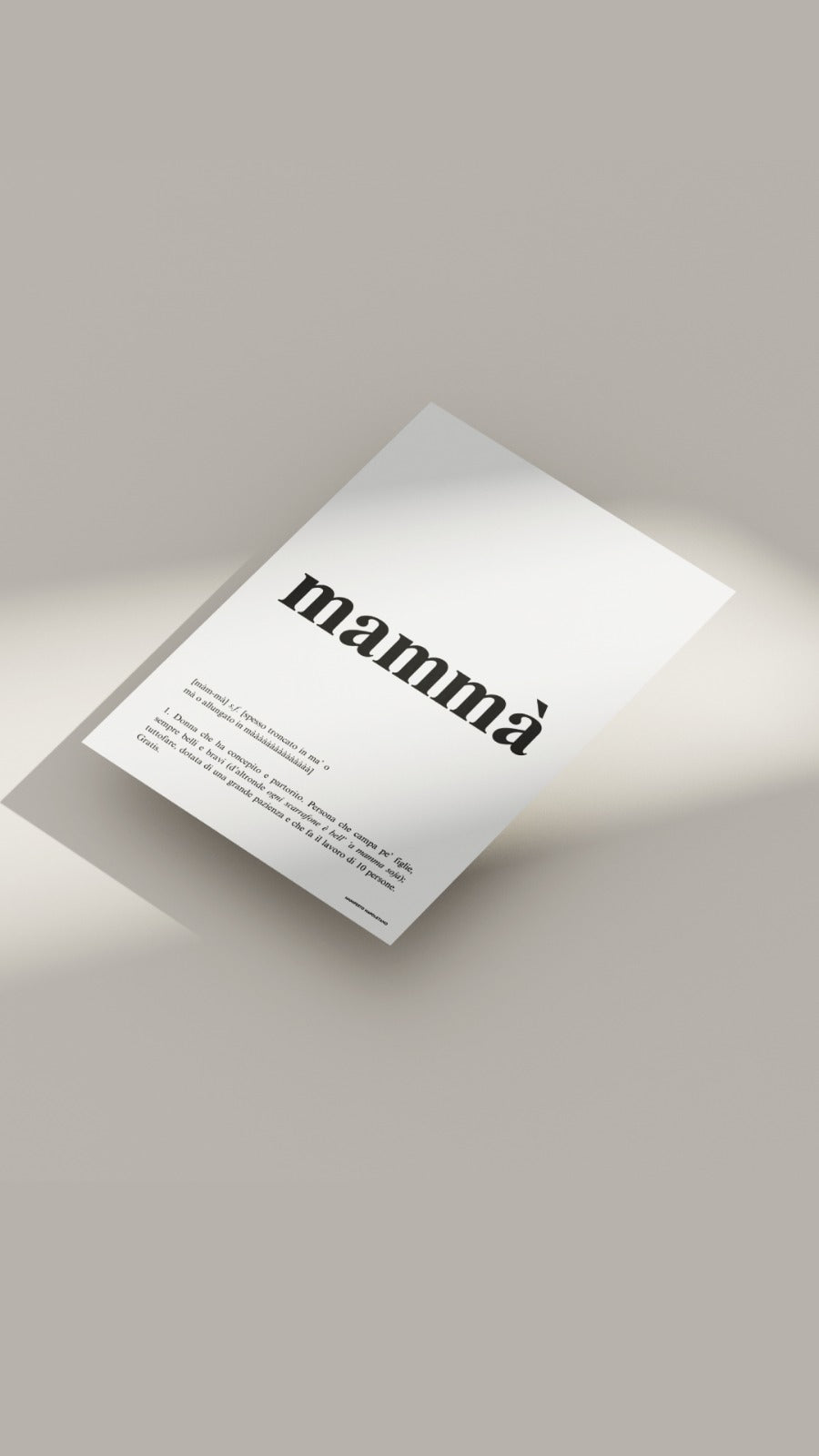 MAMMÀ